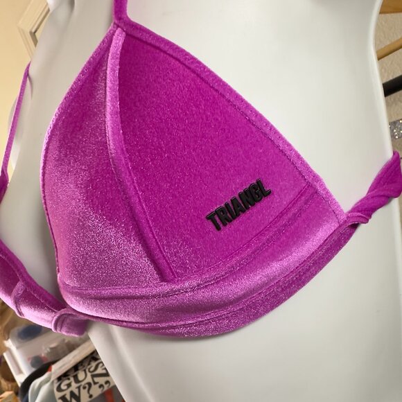 Triangl ipurple velvet 2 piece bikini set - Picture 6 of 10